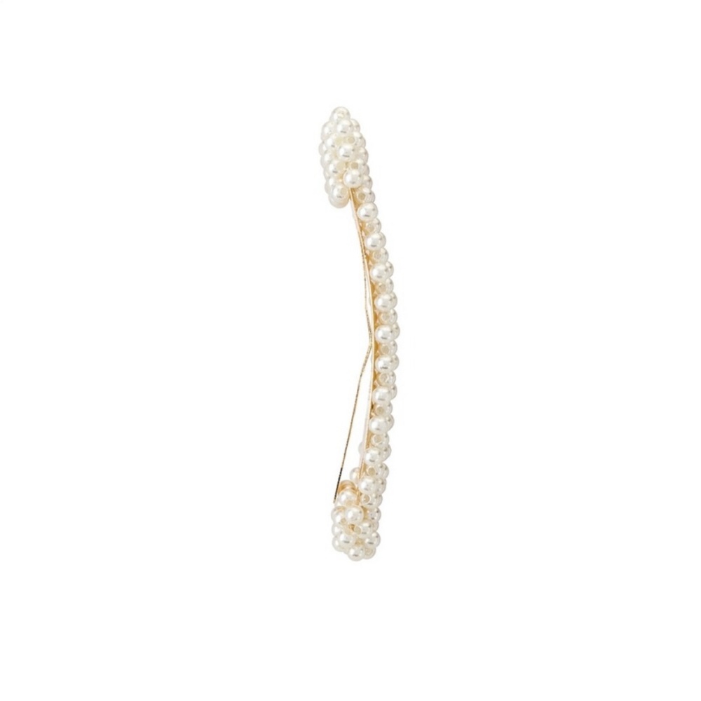 Womens Pearl Barettes Hair Clip Hair Gold Pin-92 - Picture 6 of 7